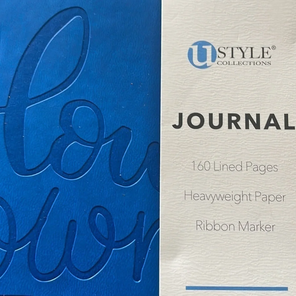 Journal lined paper and metallic gel retractable pin set